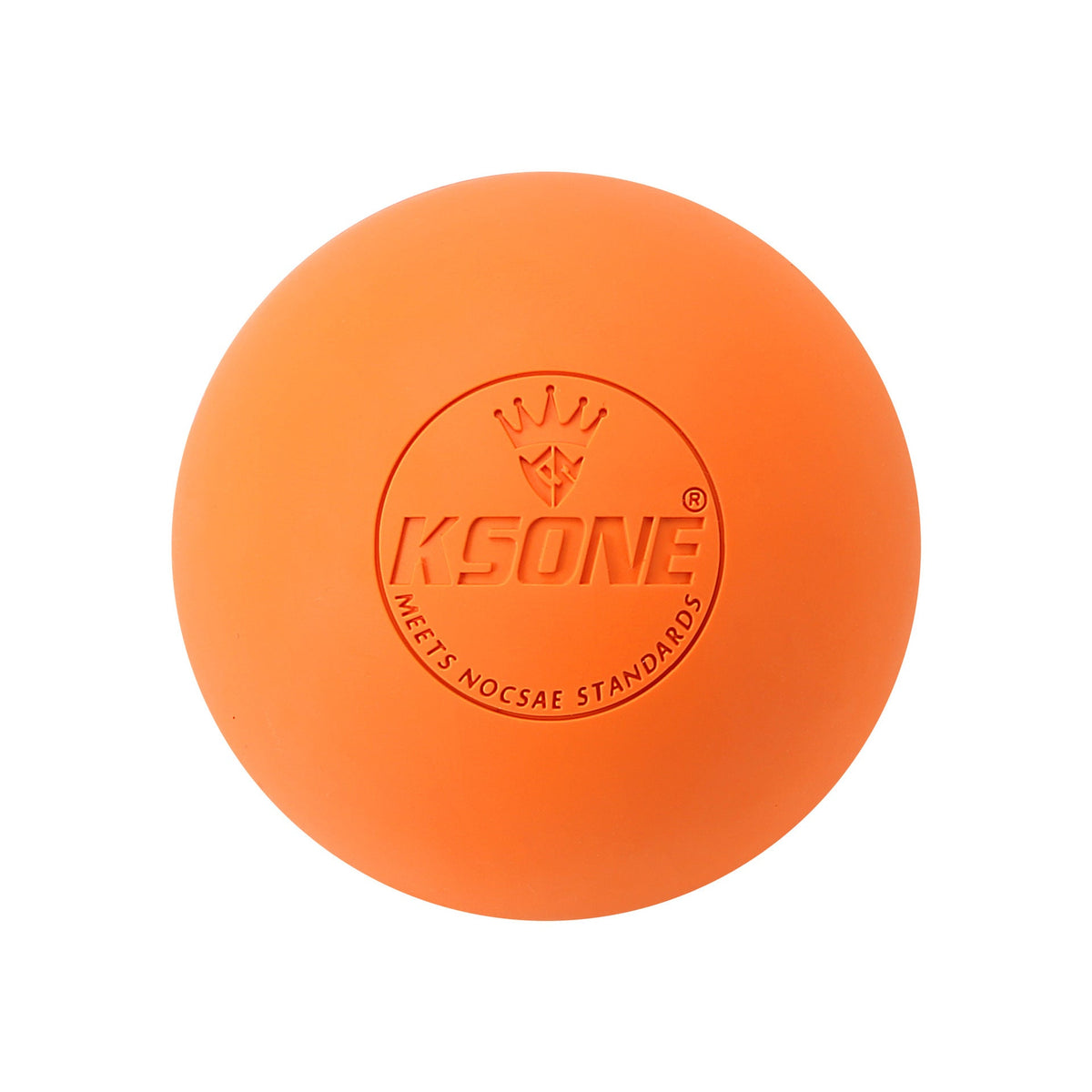 Balle de massage type lacrosse orange