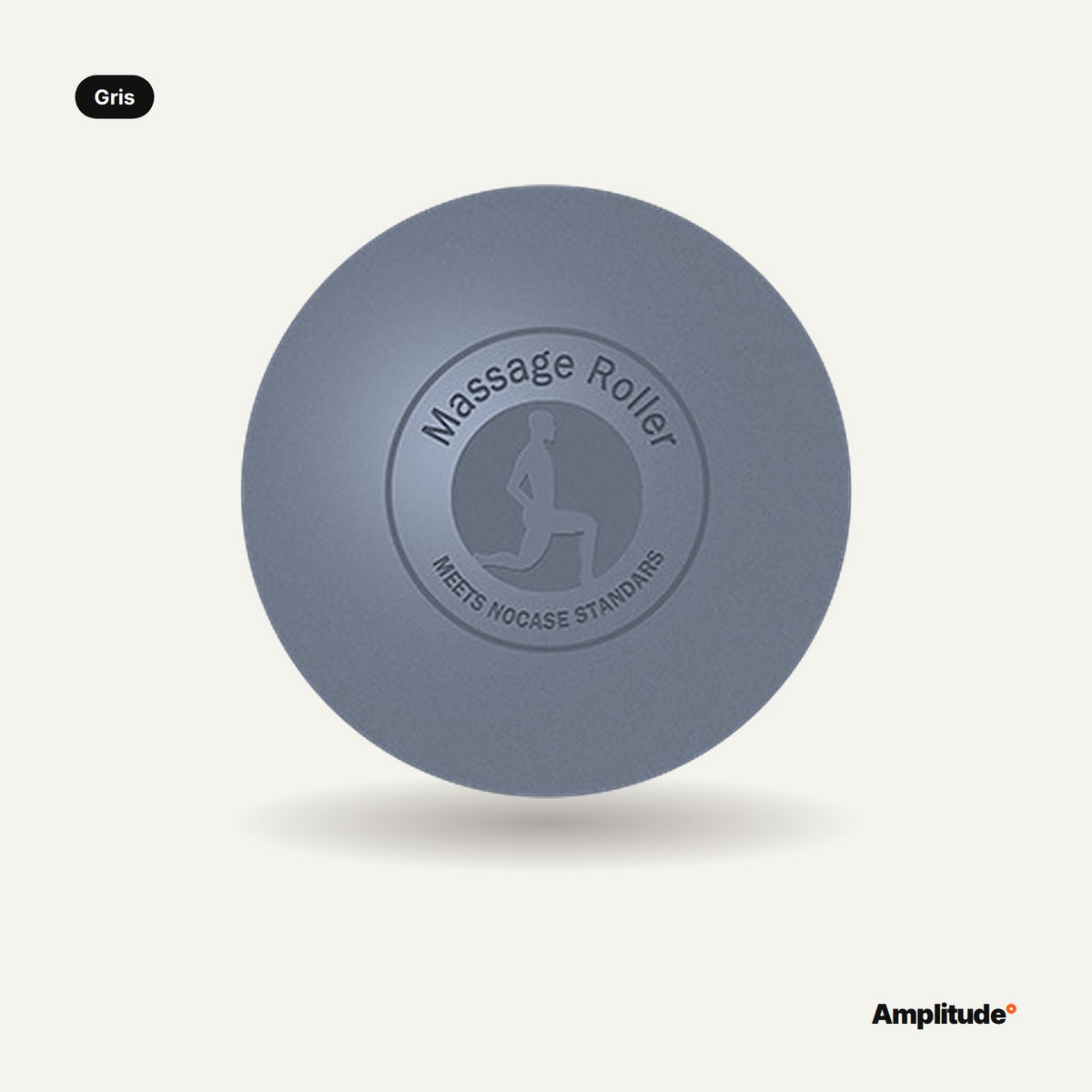 Balle de massage 6,3 cm grise