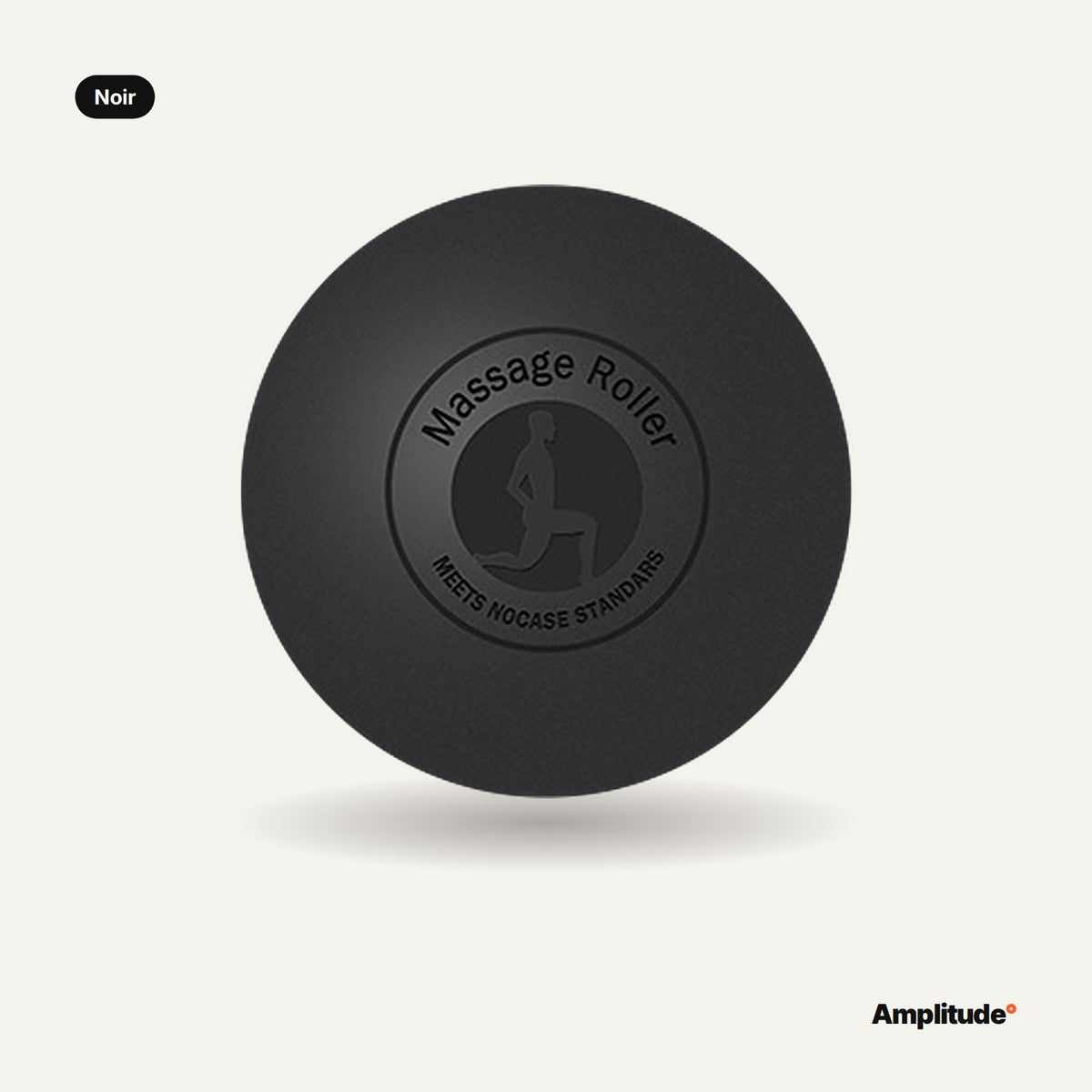 Balle de massage 6,3 cm noire