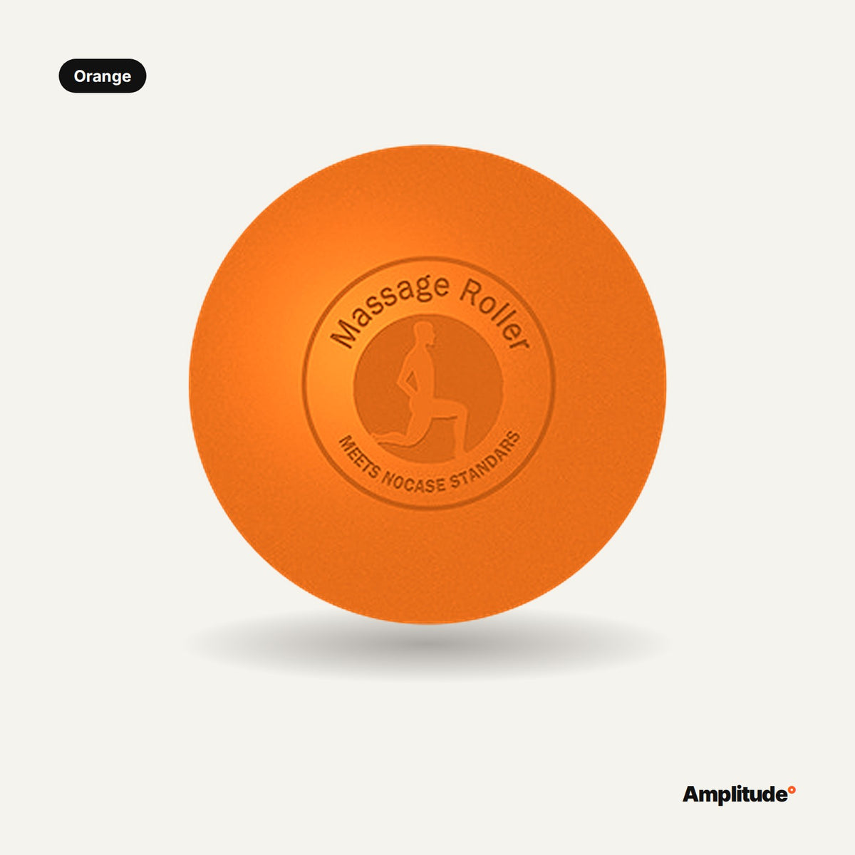 Balle de massage 6,3 cm orange Amplitude°