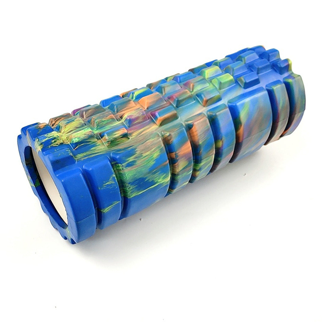 Rouleau de fascia 33 cm à dominante bleue
